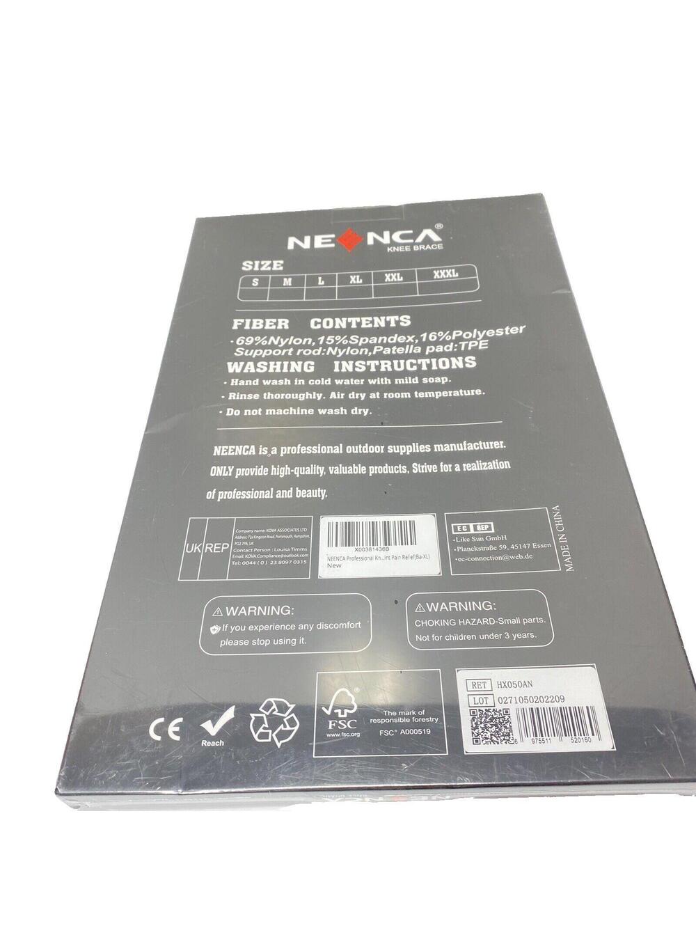 NEENCA Professional Knee Brace – XL Medical Support for Pain Relief, New - Picture 3 of 4